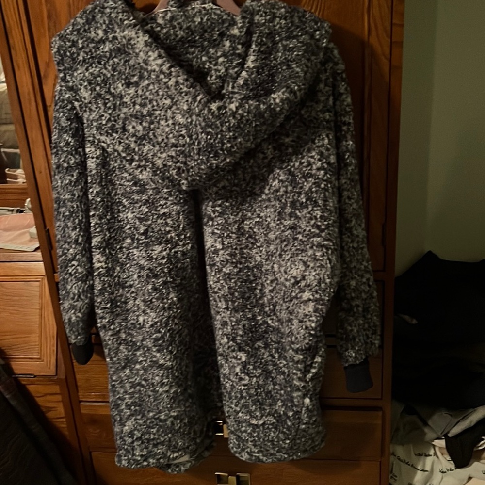 Gili Lounge Sherpa Navy Tweed Hoodie